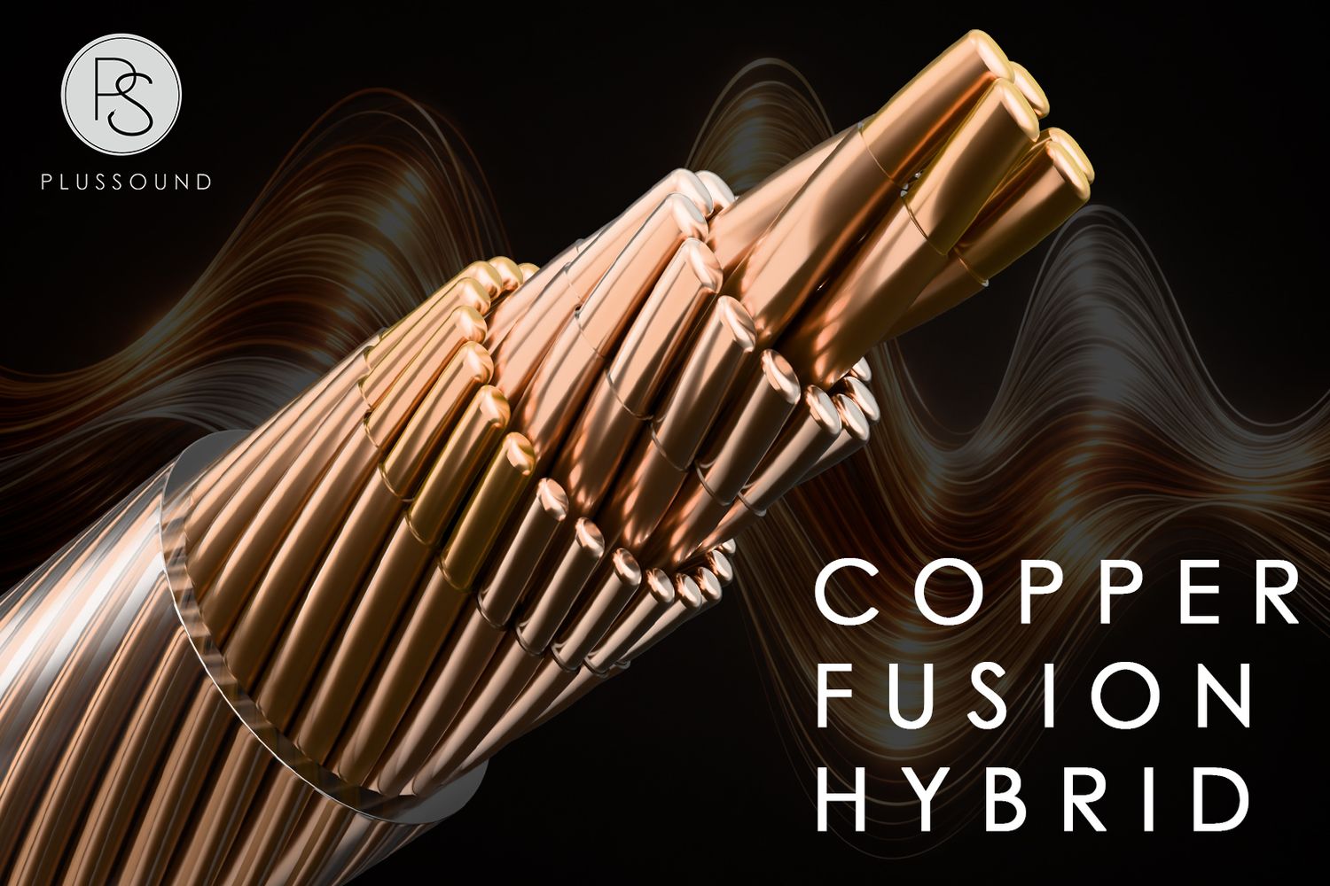 Copper Fusion Hybrid Custom Cable for In-Ear Monitors