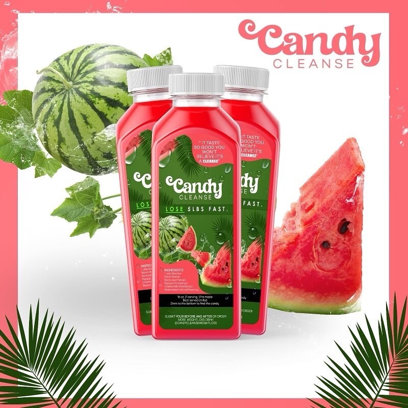 16oz Candy Cleanse - Watermelon