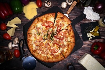 Grilled Shrimp Pizza