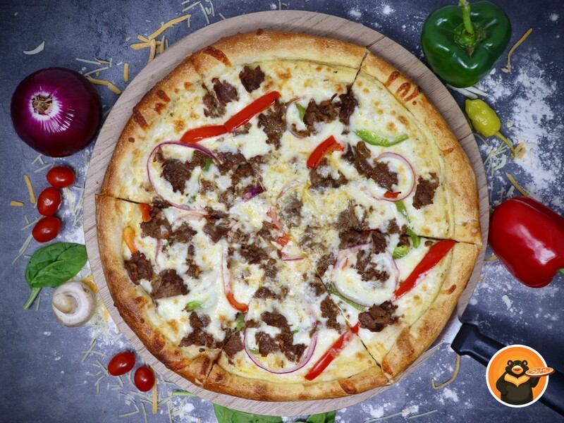 Philly Cheese-steak Pizza 