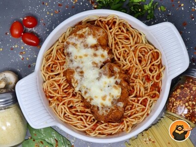 Baked Chicken Parmesan- Pasta