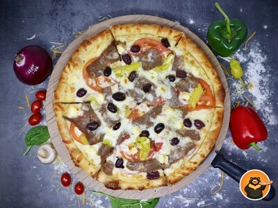 Greek Gyro Pizza 