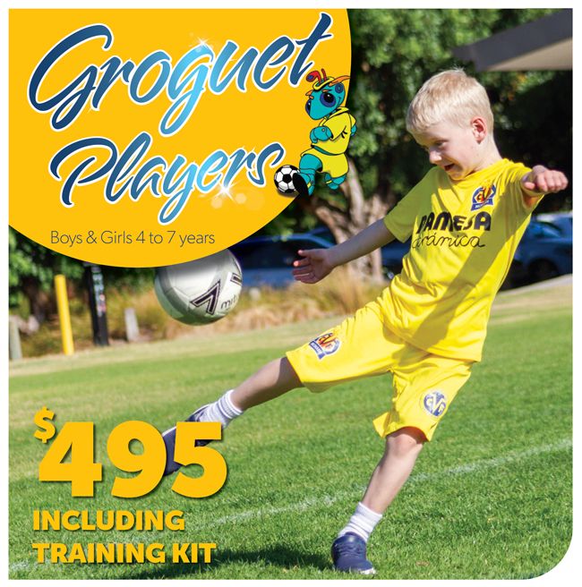 Groguet - U4s to U7s - TERM 2 - 2025 - PLAYER REGISTRATION -  With Training Kit