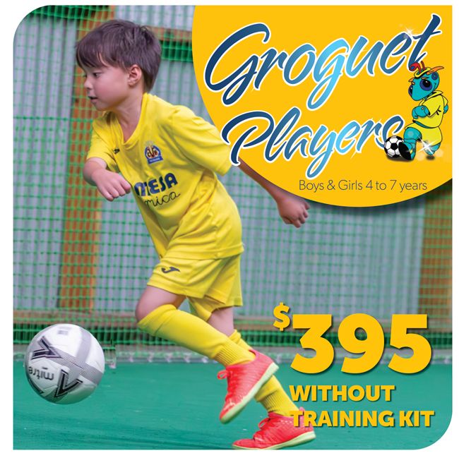 Groguet - U4s to U7s - TERM 2 - 2025  - PLAYER REGISTRATION -   Without Training Kit