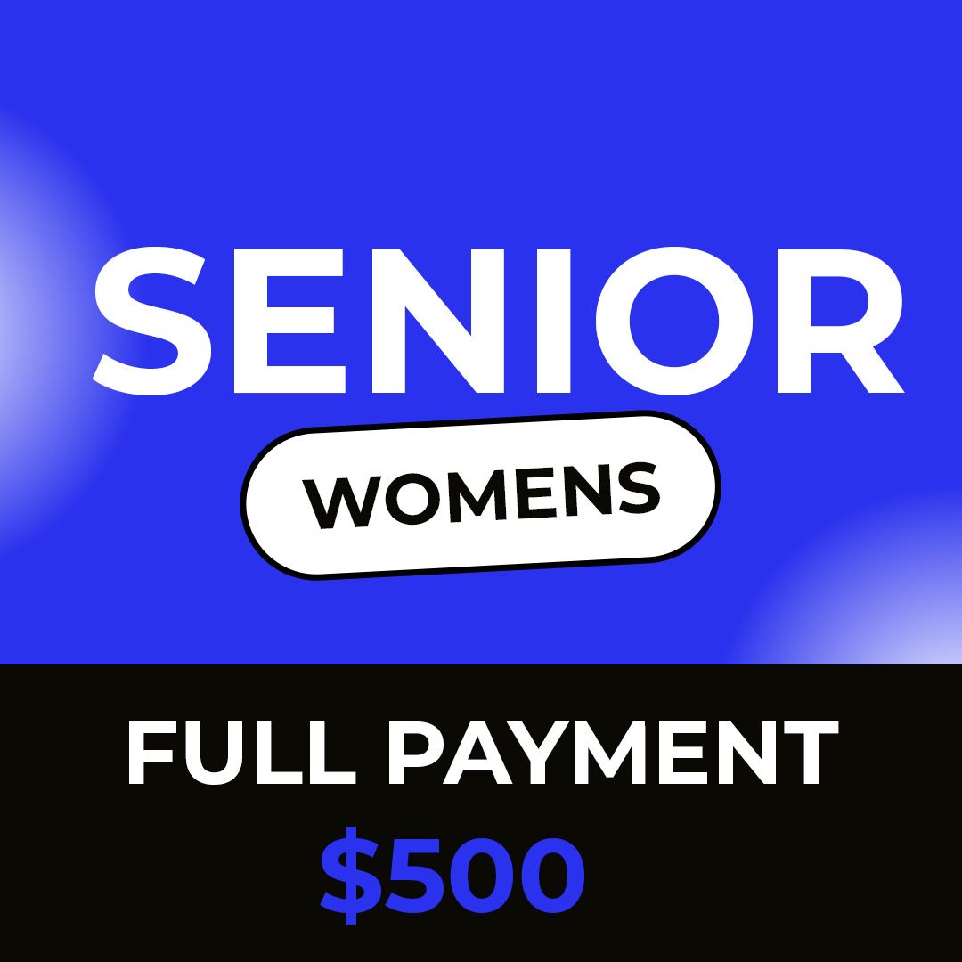 SENIOR WOMENS - REGISTRATION 2026 - Full Payment