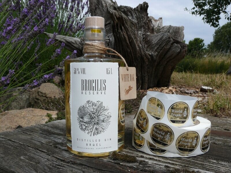Reserve Gin White Oak 2020/ Goldmedaille World Wine & Spirits Awards International 2022