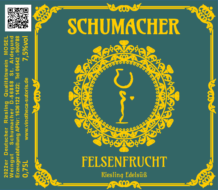 2024er FELSENFRUCHT, Riesling Edelsüß
