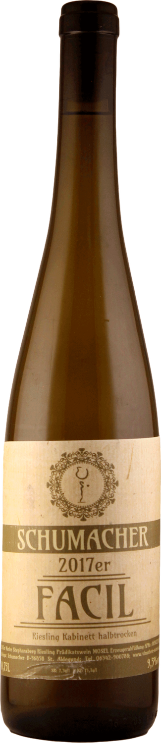 2017er Riesling - FACIL, Merler Stephansberg, Kabinett halbtrocken