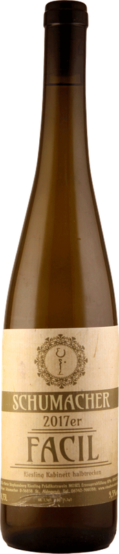 2017er Riesling - FACIL, Merler Stephansberg, Kabinett halbtrocken 2017er Riesling - FACIL, Merler Stephansberg, Kabinett halbtrocken