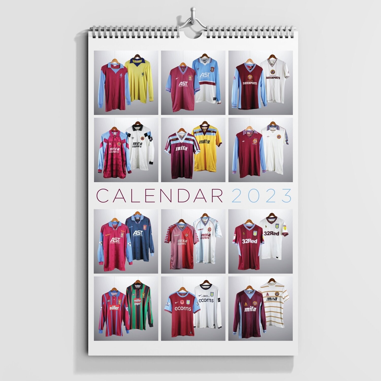 2023 Aston Villa Shirts Calendar