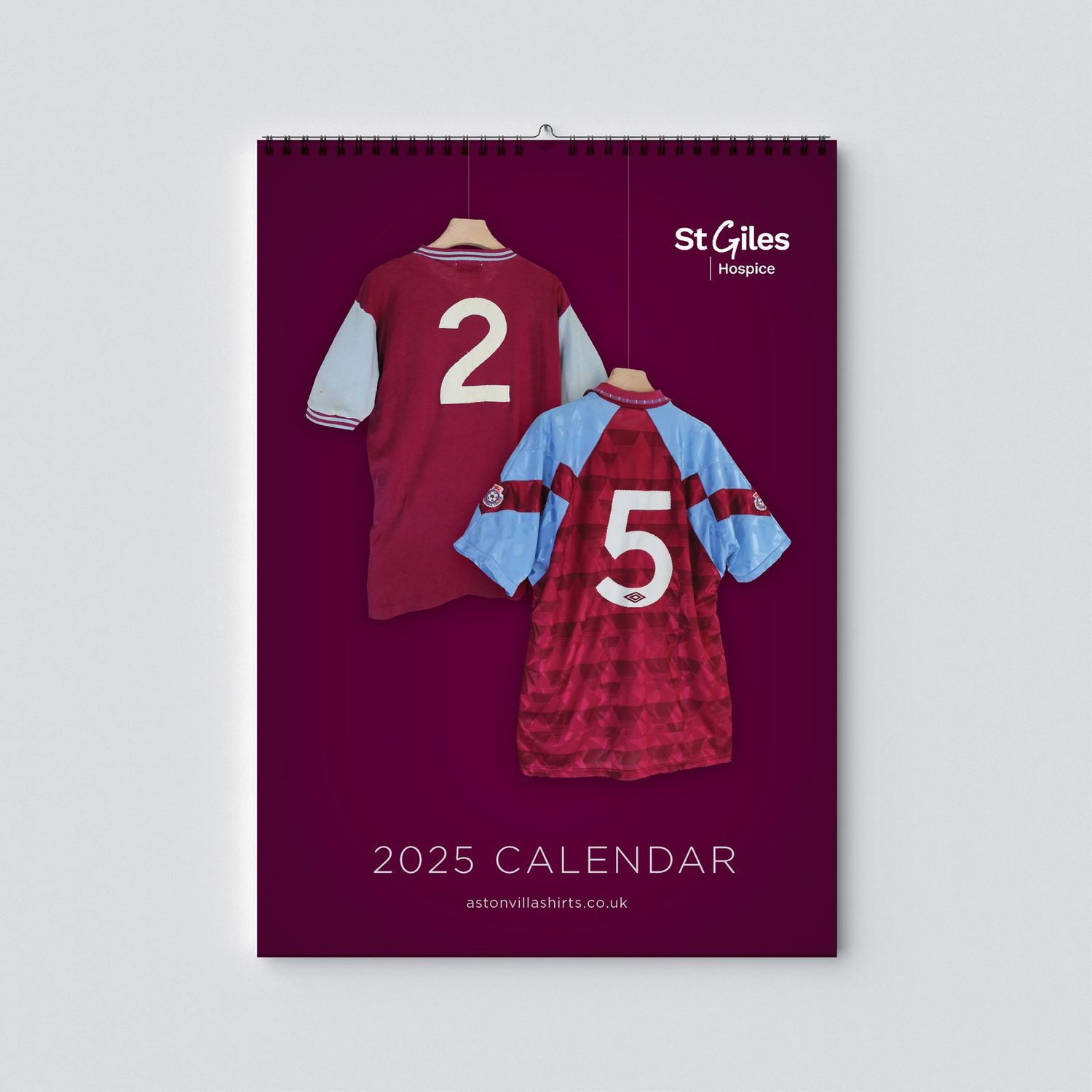 2025 Aston Villa Shirts Calendar