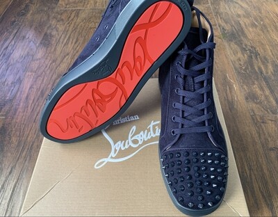 LOUBOUTIN Suede Marine Blue