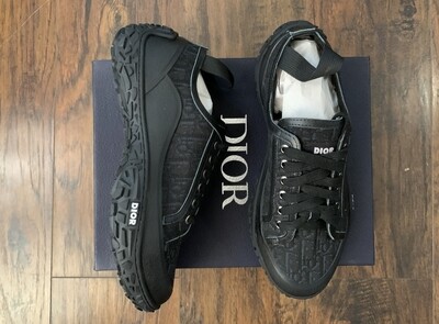 Christian Dior Obliques Embroidered Low Tops