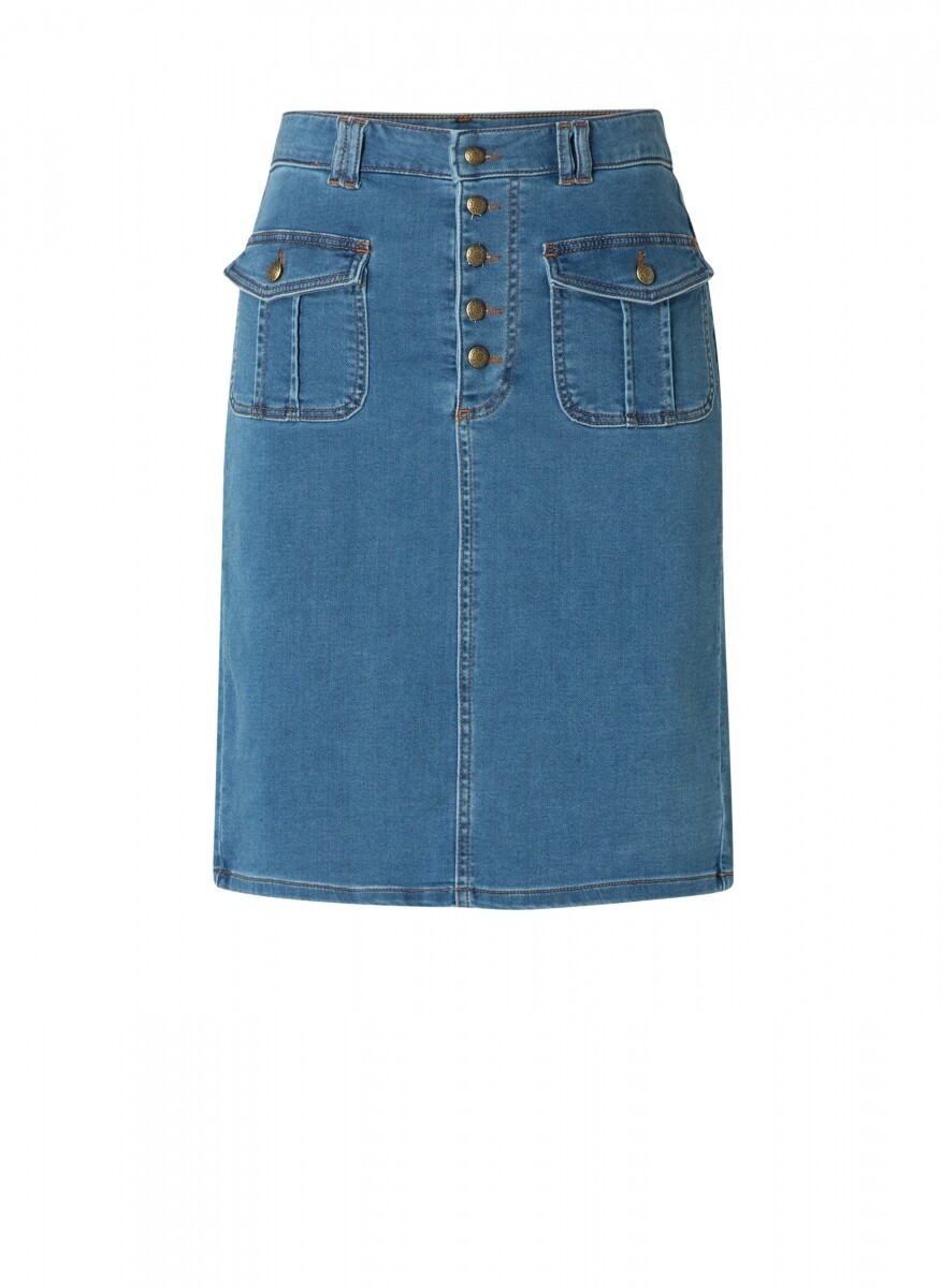 A000702 Mid Blue Denim A000702 Mid Blue Denim