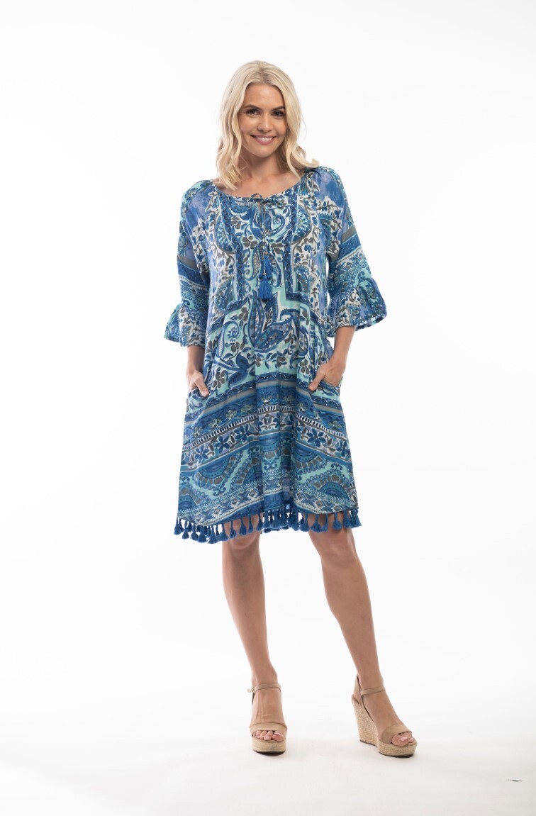 6146matherantassel blauw