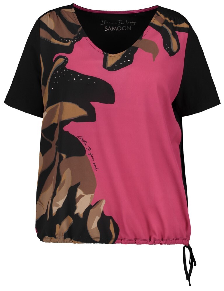 Samoon shirt print 371214-26318