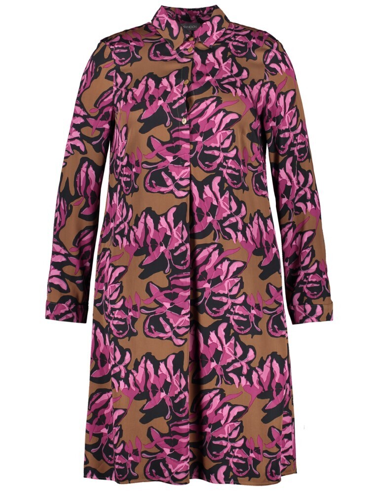 Samoon jurk print 380210-21211
