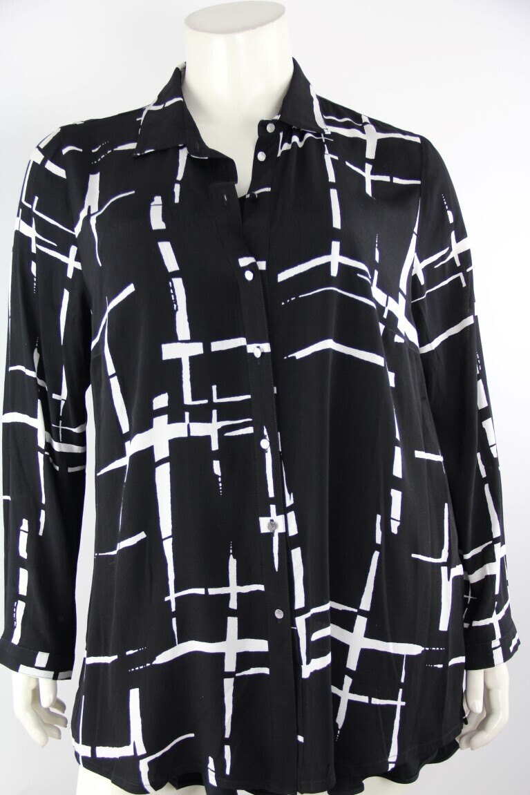 Brand blouse print 18470-4898