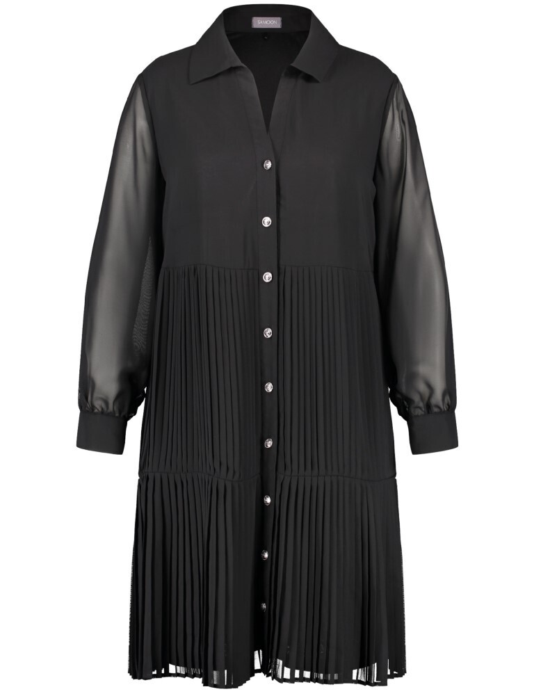 Samoon jurk zwart 380206-21217