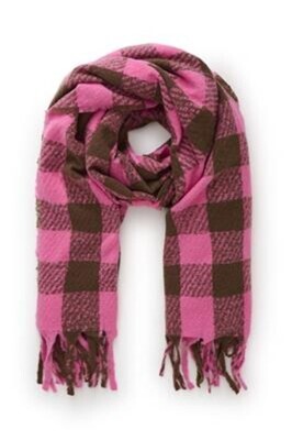 Kaffe Curve sjaal roze 10581709
