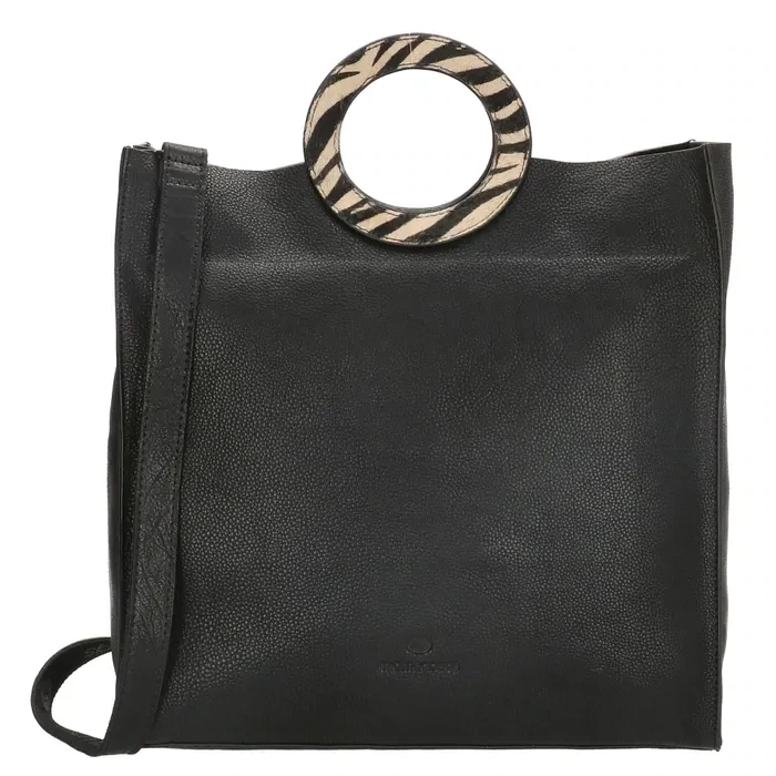 micmacbags leder tas zwart 18610001, Size: ONE SIZE