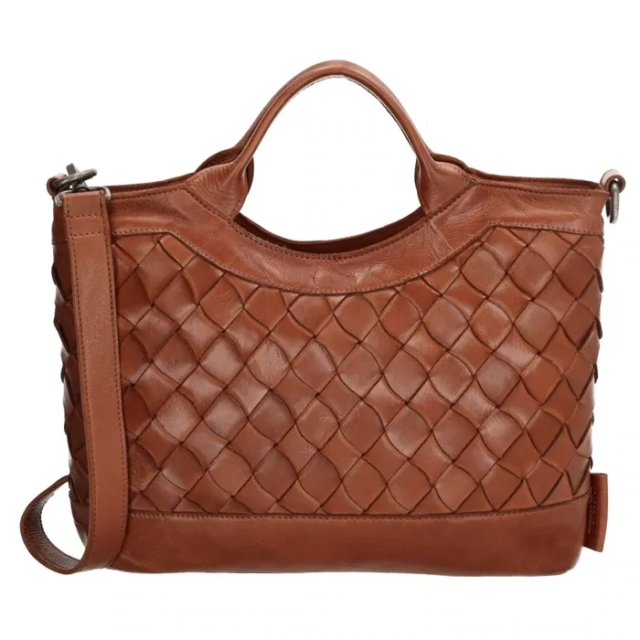 micmacbags leder tas bruin 20315006