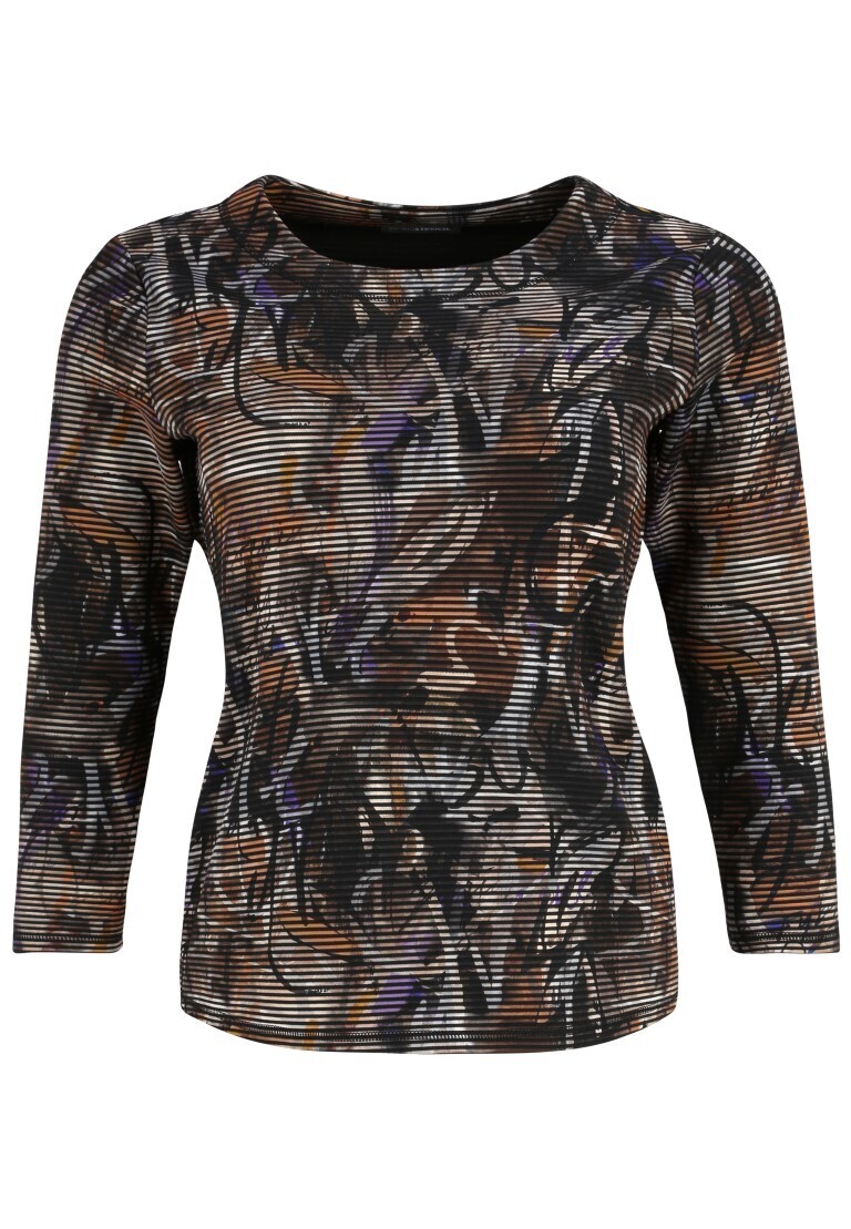 Doris Streich shirt bruin 325208