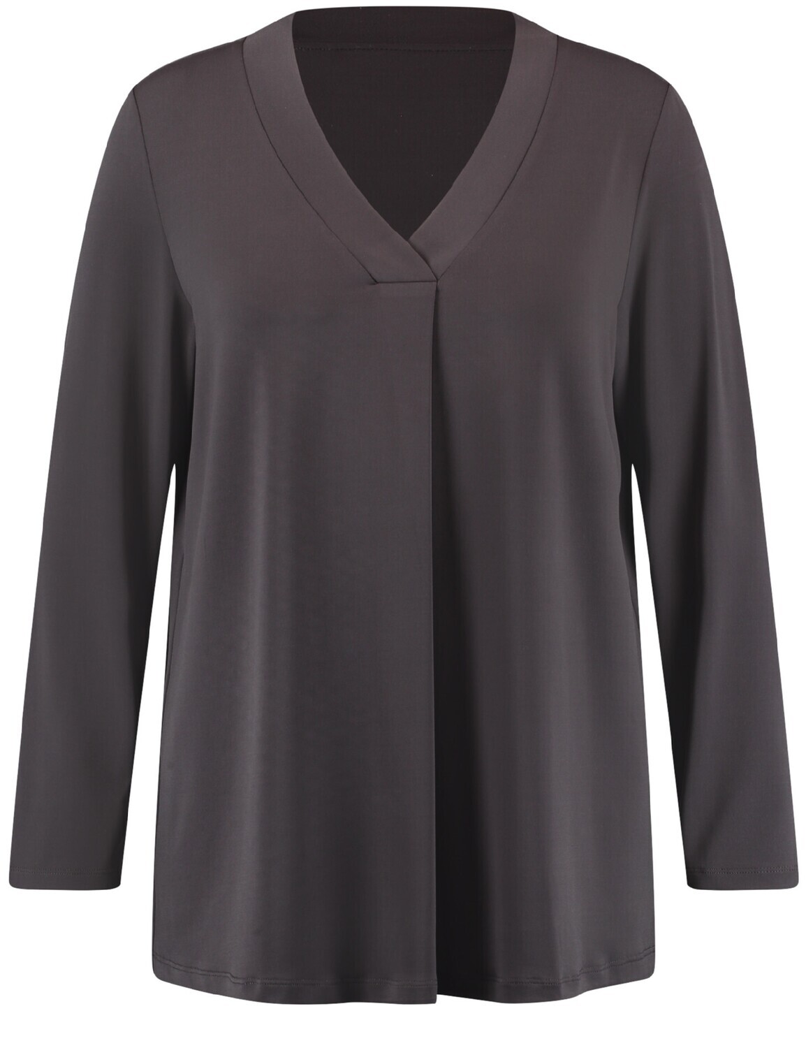 Samoon shirt antraciet 371237-26408
