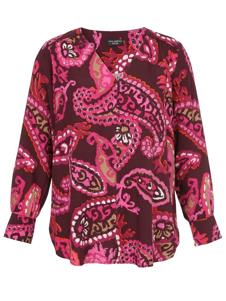 Via Appia blouse print 653792