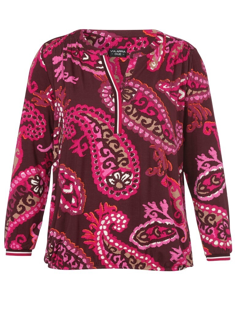 Via Appia shirt print 653848