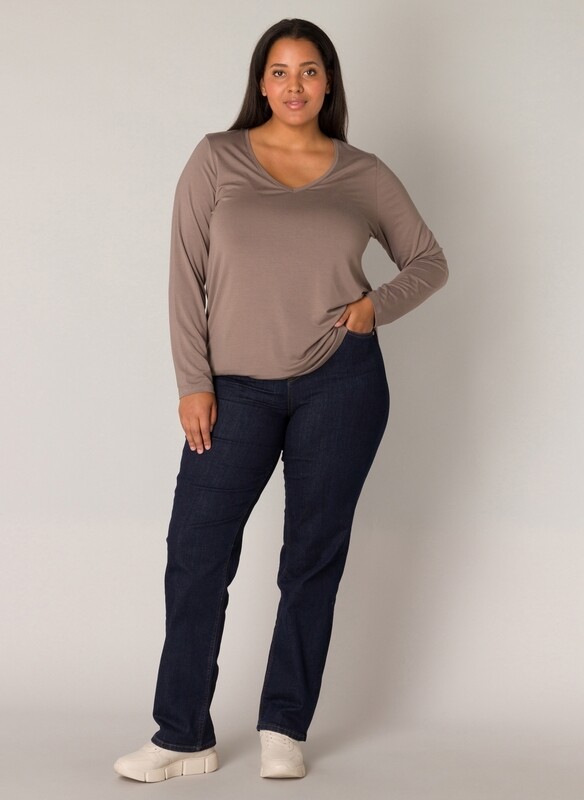 Base Level Curvy Alize Dark Taupe