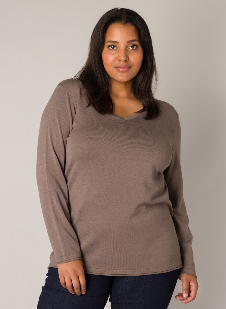 Base Level Curvy Anine Dark Taupe