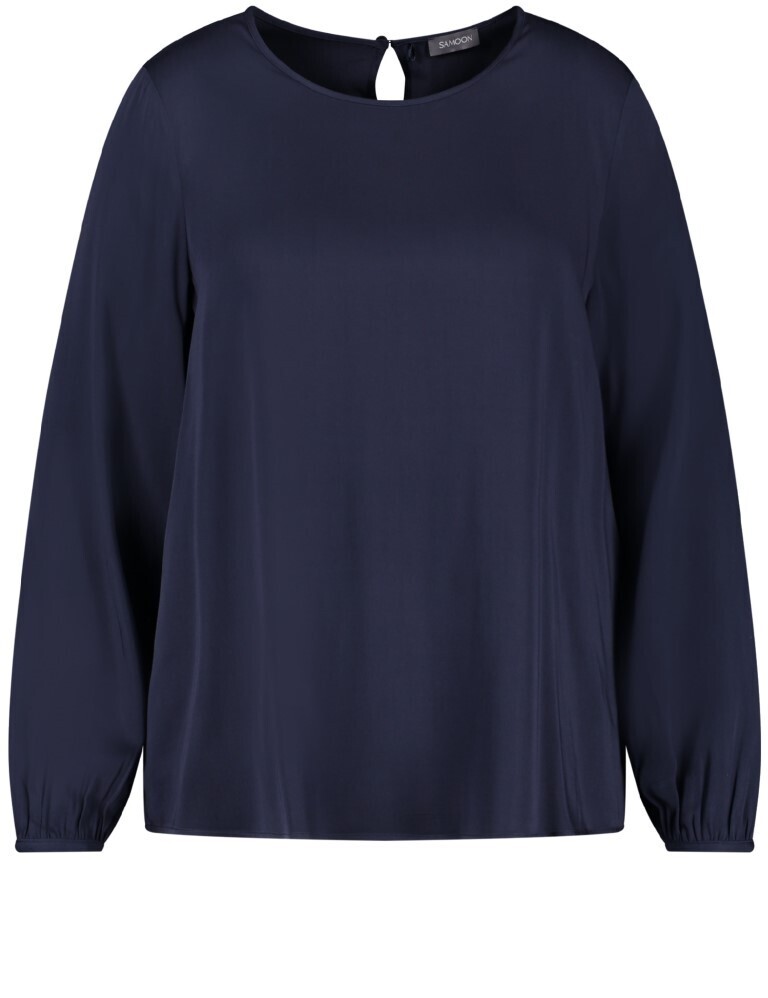 Samoon blouse blauw 360227-21232, Size: 44