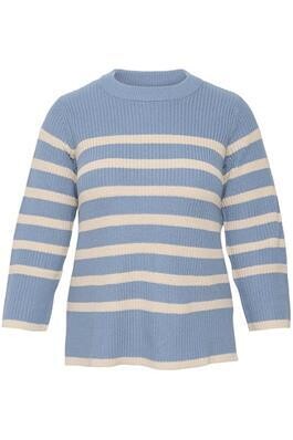 Kaffe Curve trui blauw 10581277