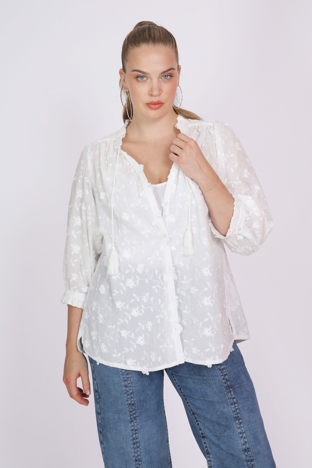 JMP blouse ecru Cyrila1001