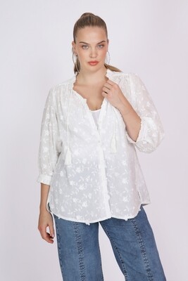 JMP blouse ecru Cyrila1001