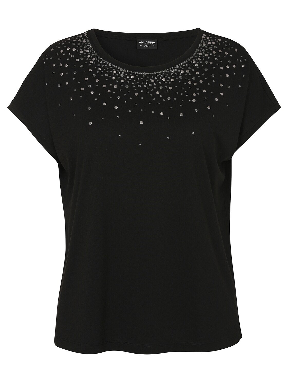 Via Appia shirt zwart 2412-409