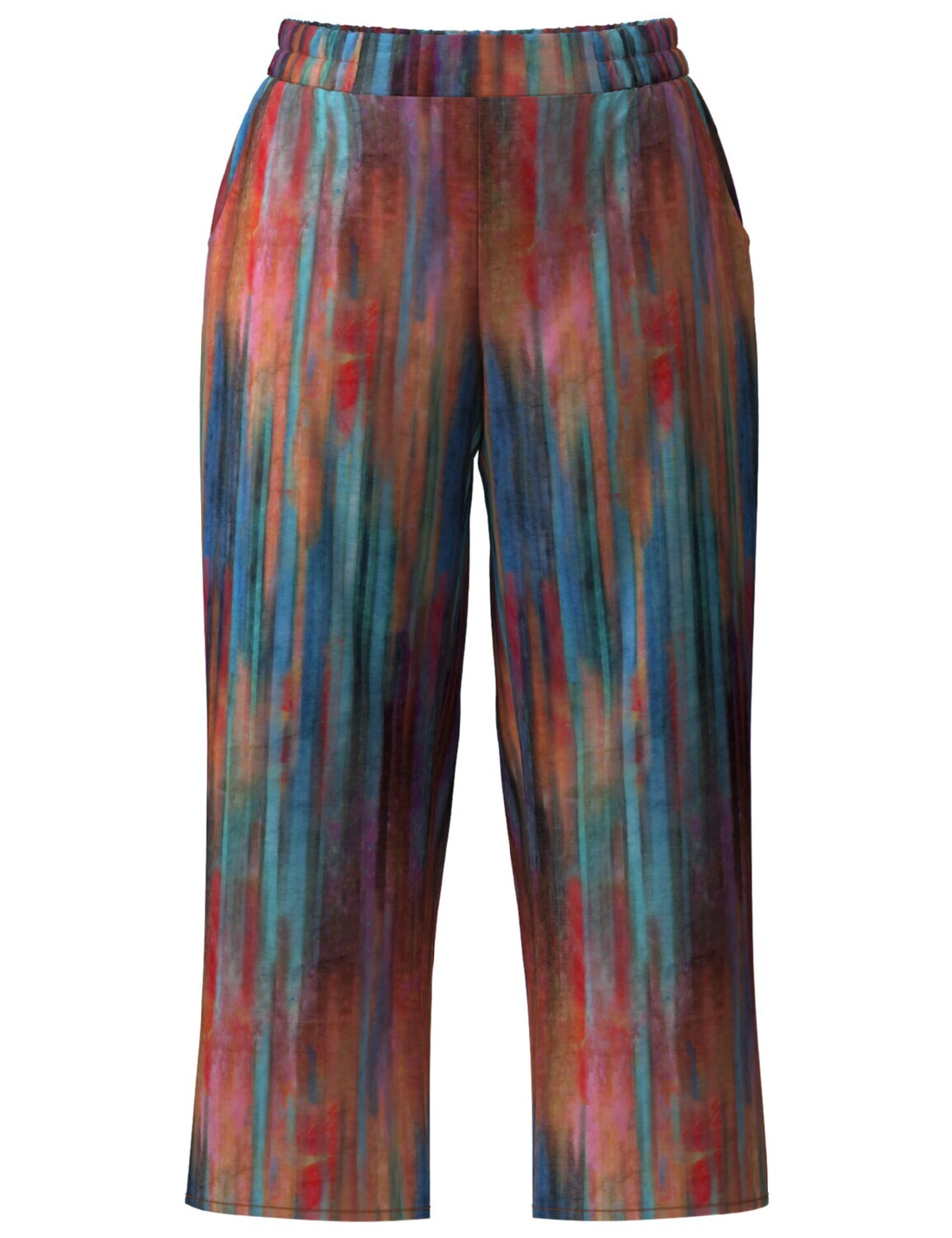Samoon broek print 420012-21012