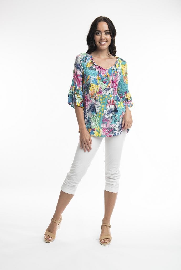 Orientique top print 3307boho