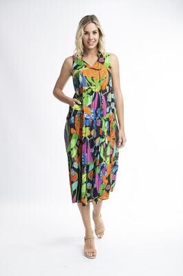 Orientique jurk print 9181