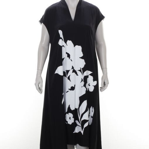 Mat jurk print 8101-7053