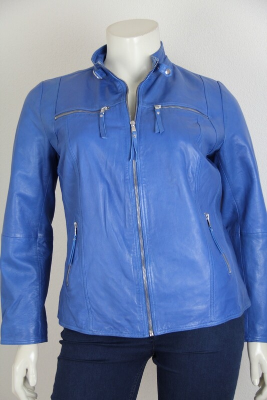 NO.1 by OX leder jas blauw 111111blauw