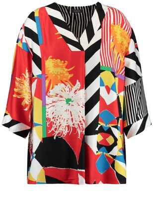 Samoon blouse print 460034-21131