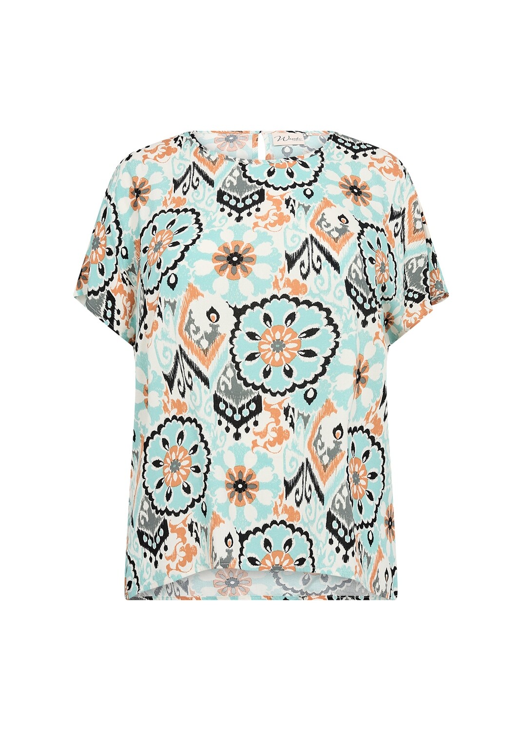 Wasabi blouse blauw Freja2w10164
