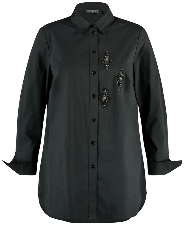 Samoon blouse zwart 560516-21109