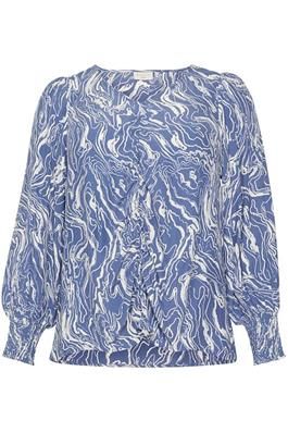 Kaffe Curve blouse blauw 10582473