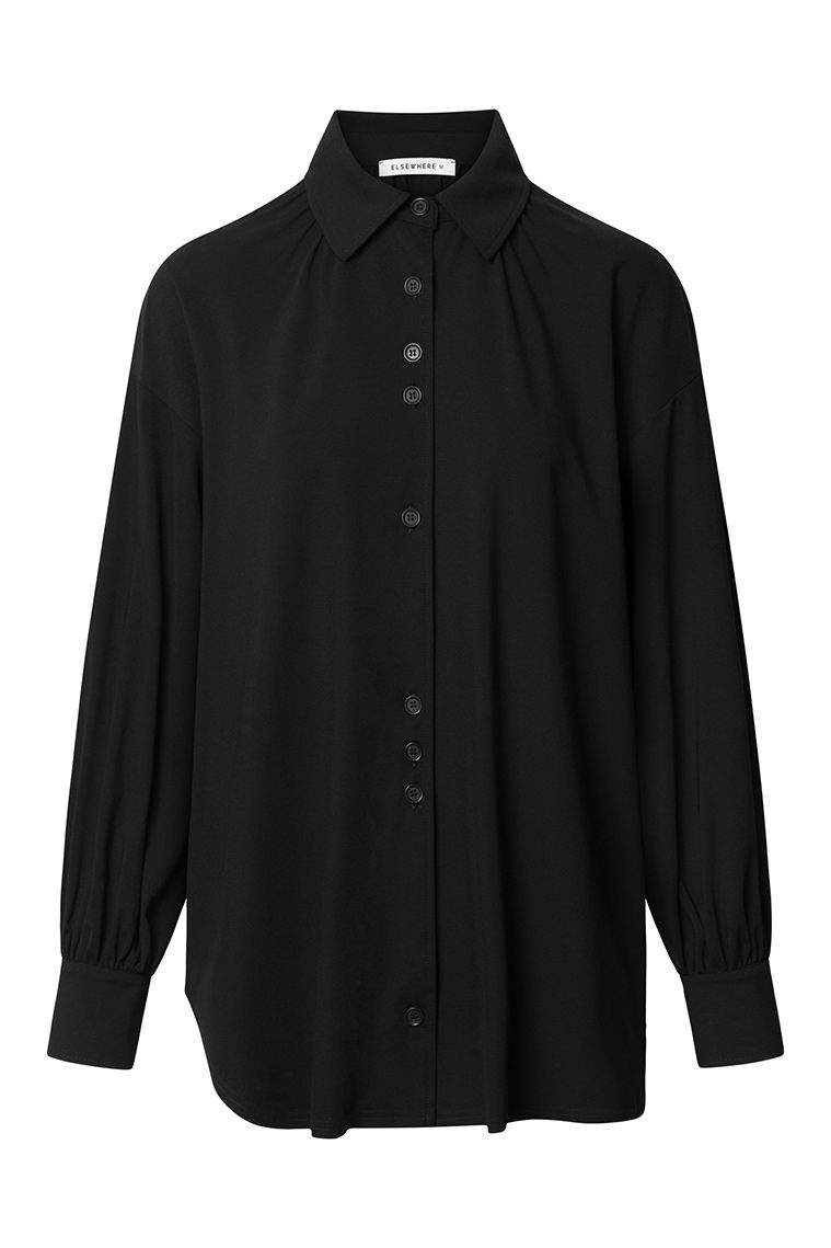 Elsewhere blouse zwart 21347 de luxe