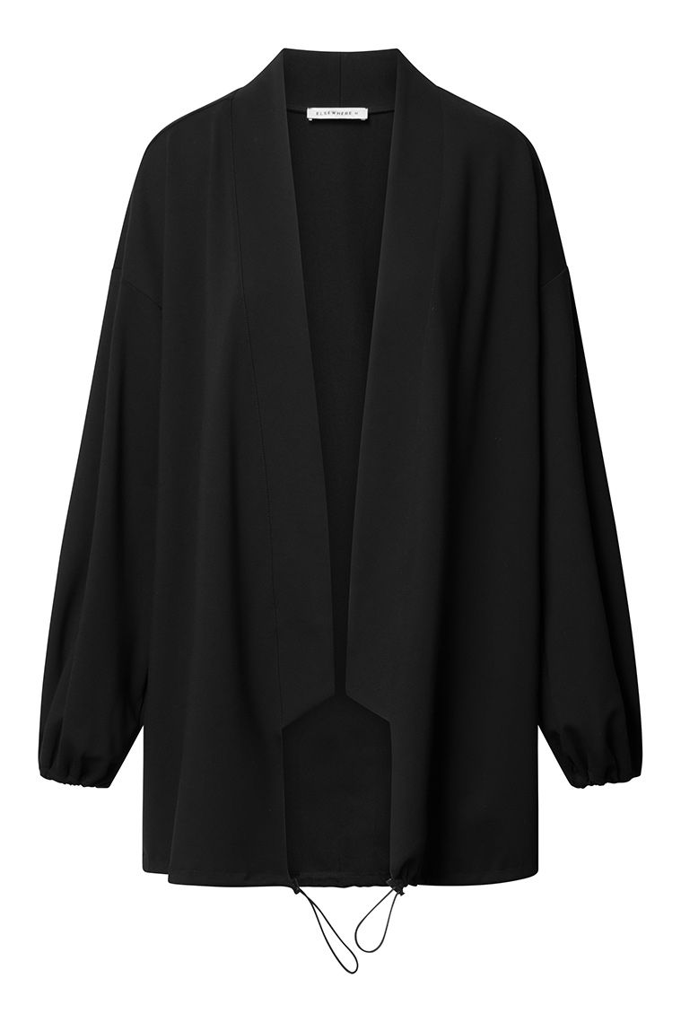 Elsewhere vest zwart 21353cuddle cardi