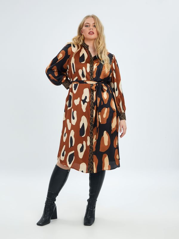 Mat jurk Caramel 8201-7046