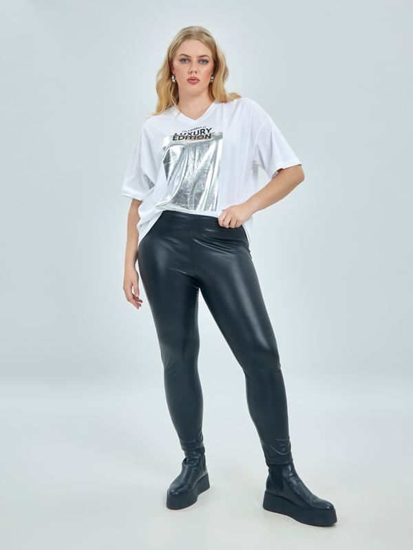 Mat broek zwart 8201-2064